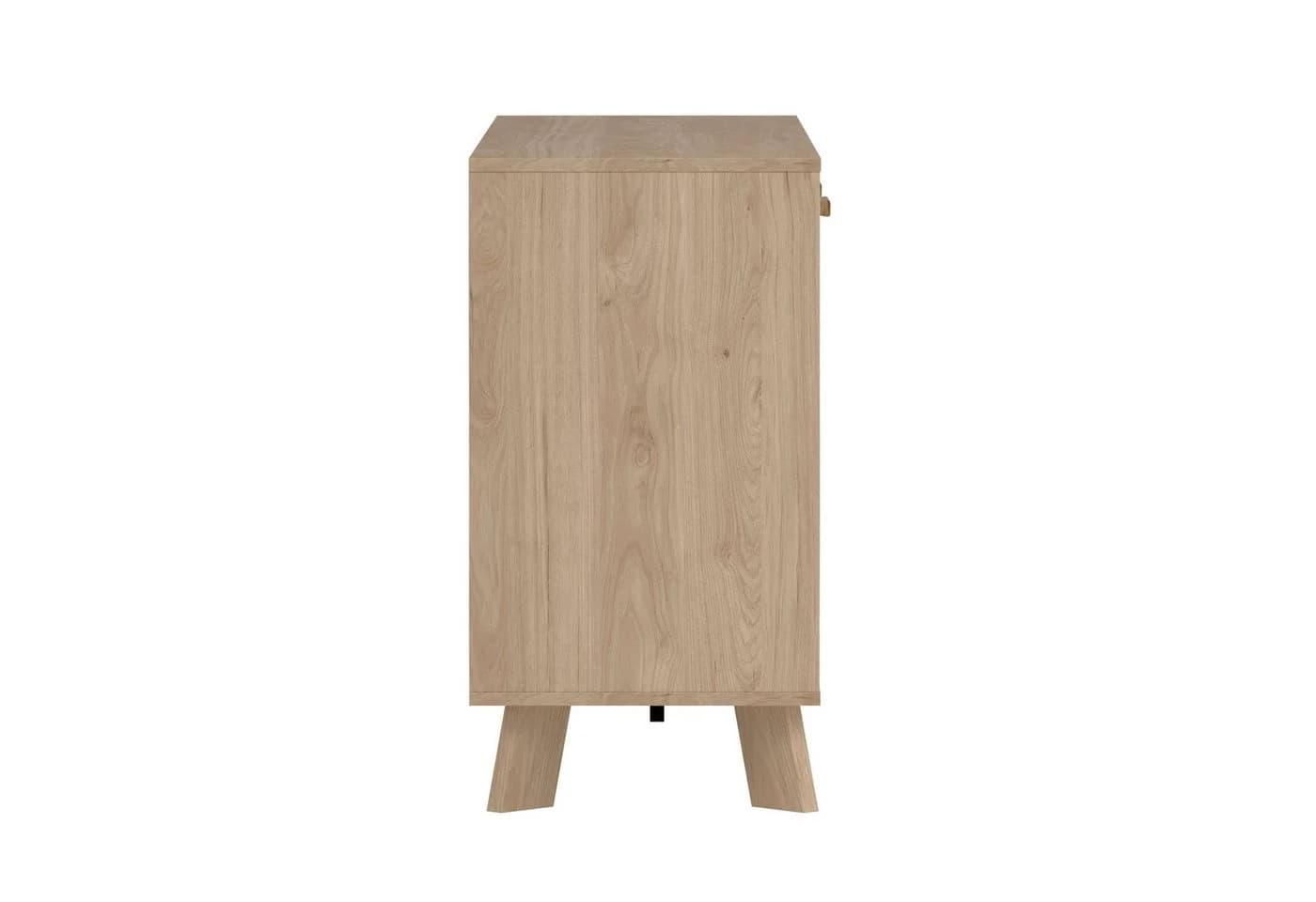 Sideboard ANDAS Ikast Weiß Jackson Hickory 2 Türen 3 Schubladen - Bild 5