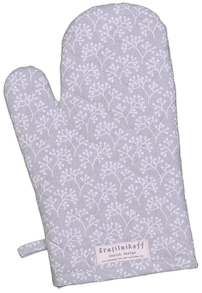 Krasilnikoff Topfhandschuhe Berries Grau 1-teilig - Bild 2