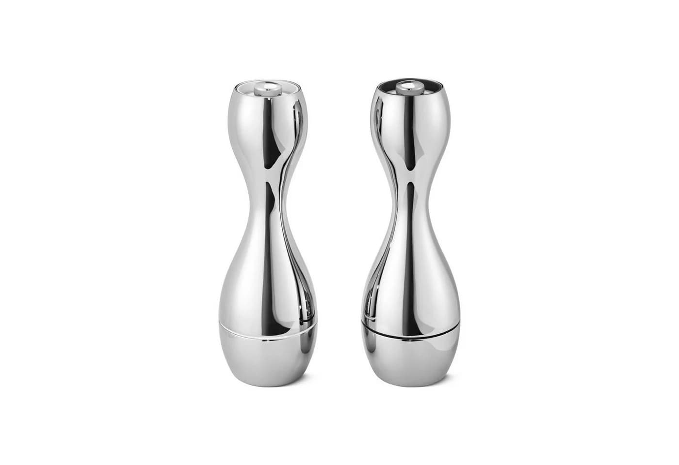 Georg Jensen Salz-/Pfeffermühle Cobra manuell Silber Edelstahl - Bild 2
