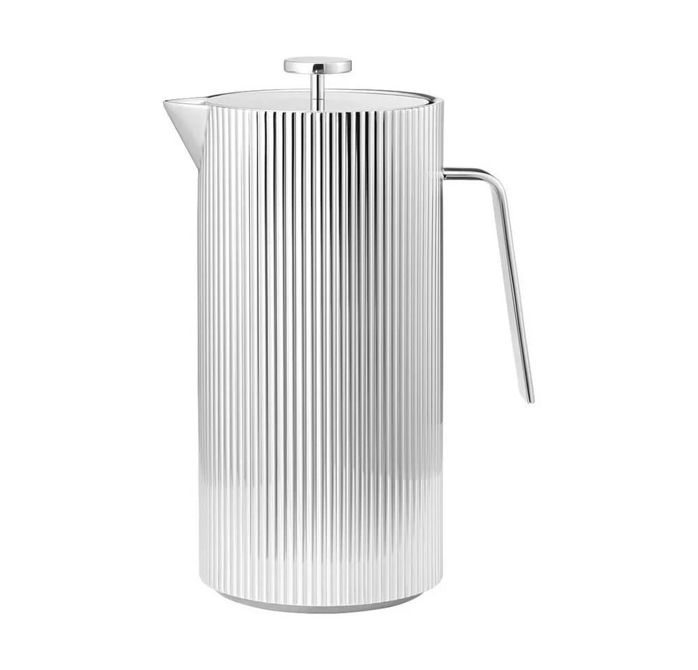 Georg Jensen French Press Kanne 1l Edelstahl Silber - Bild 2