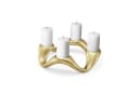 Georg Jensen Cobra Kerzenhalter Rund Gold Bild 2