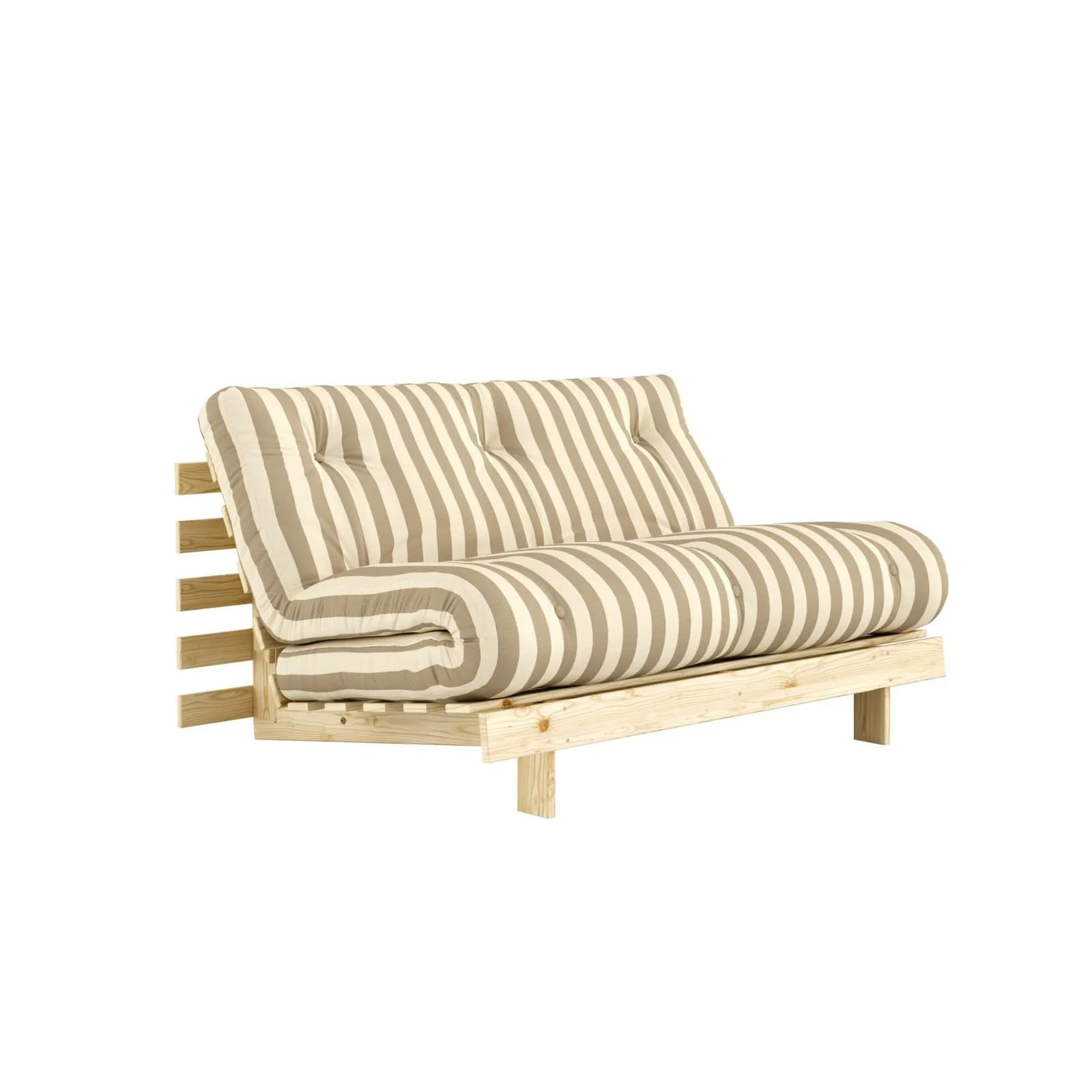 Karup Design Roots Sofa Bed mit Futonmatratze FSC-Massivholz Beige