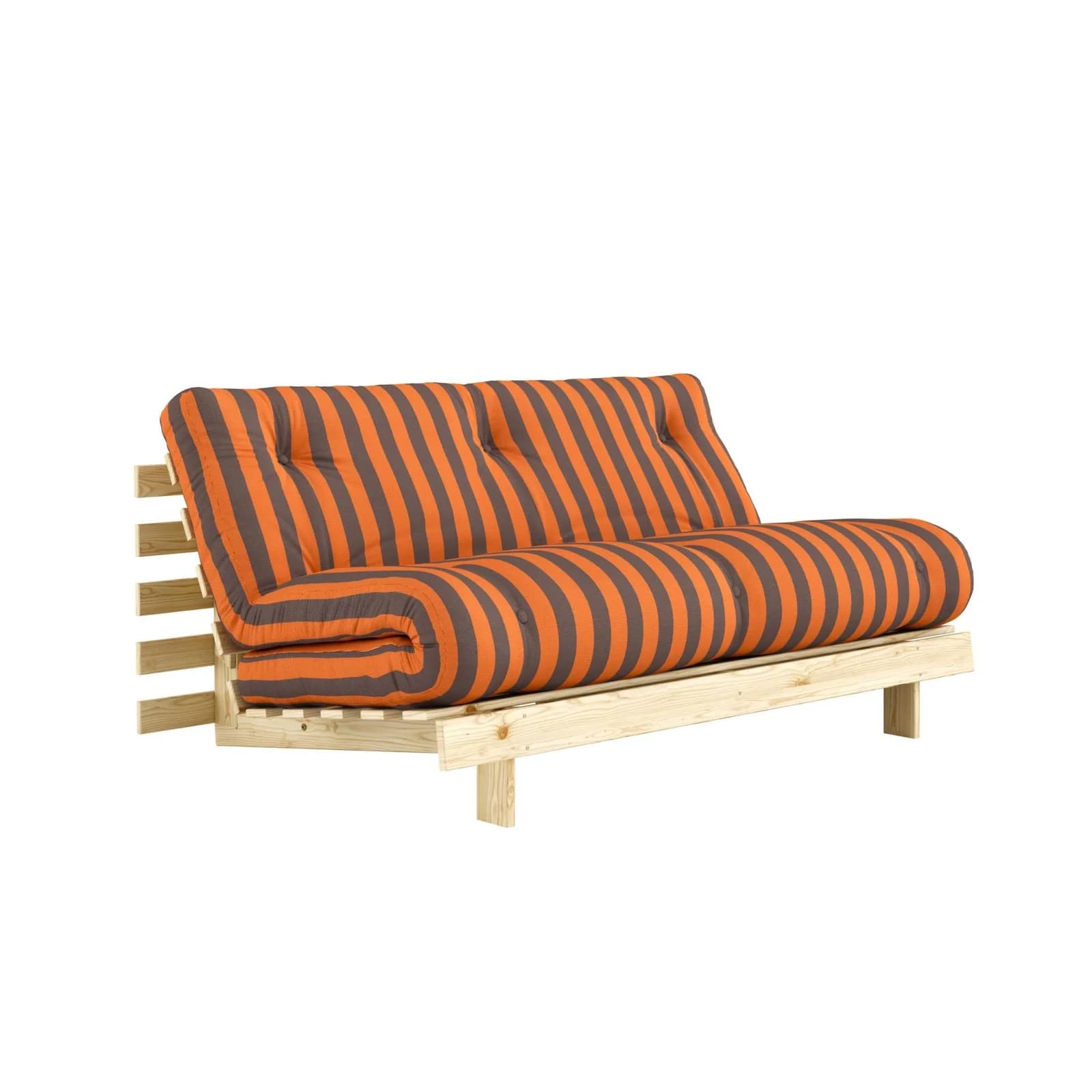 Karup Design Roots Sofa Bed Schlafsofa mit Futonmatratze Orange-Braun
