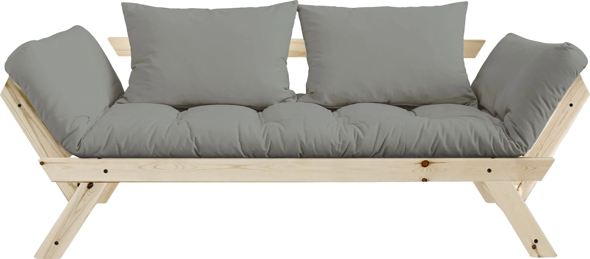 Schlafsofa KARUP DESIGN Bebop Beige mit Matratze und Kissen-Set