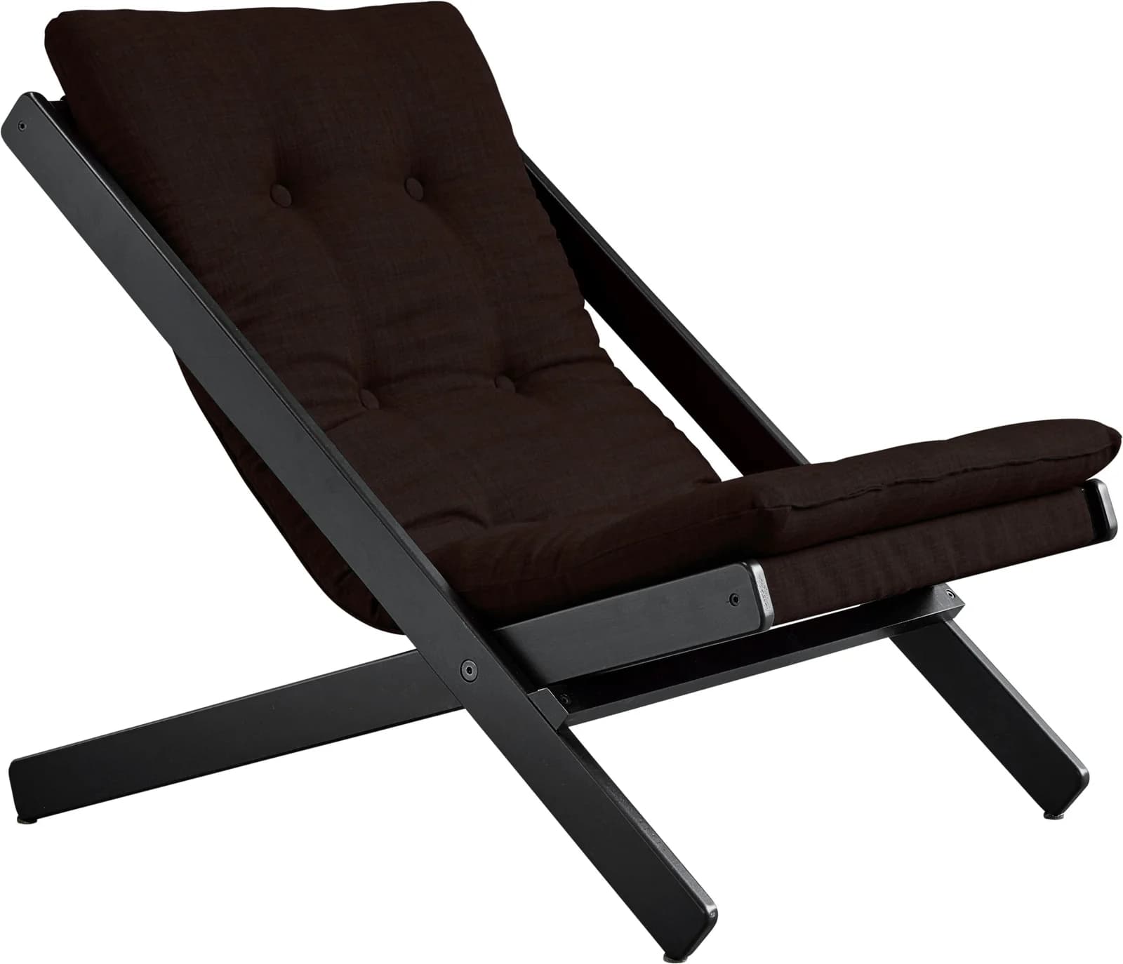 Klappstuhl Boogie Karup Design Braun/Schwarz
