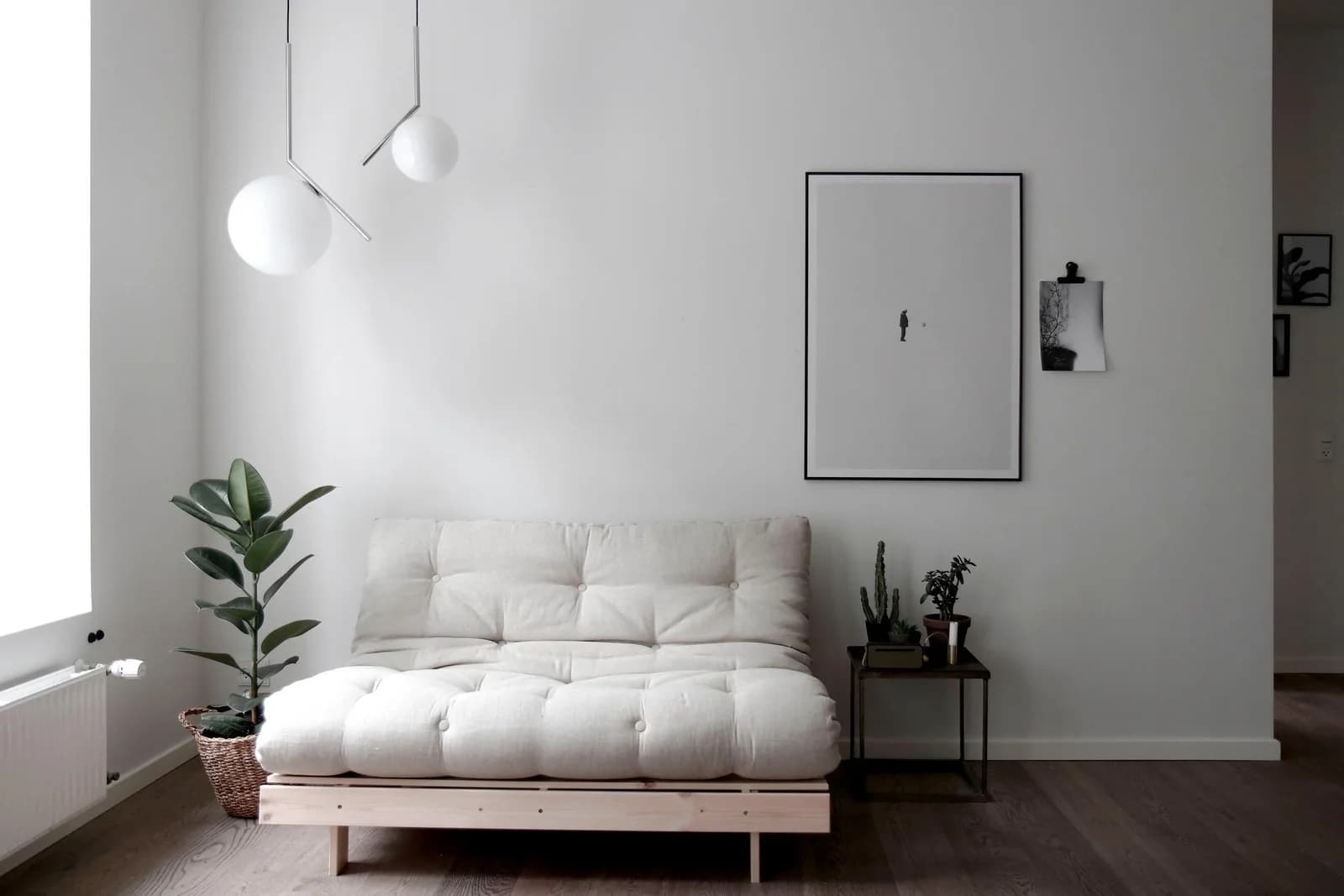 Karup Design Roots Daybett mit Futonmatratze FSC-Massivholz Grün