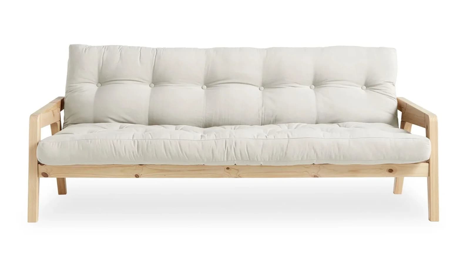Karup Design Schlafsofa Beige Natur FSC Kiefer