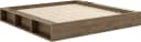 Karup Design Stauraumbett Ziggy Bed Braunes Massivholz mit 3 Ablagen Bild 2