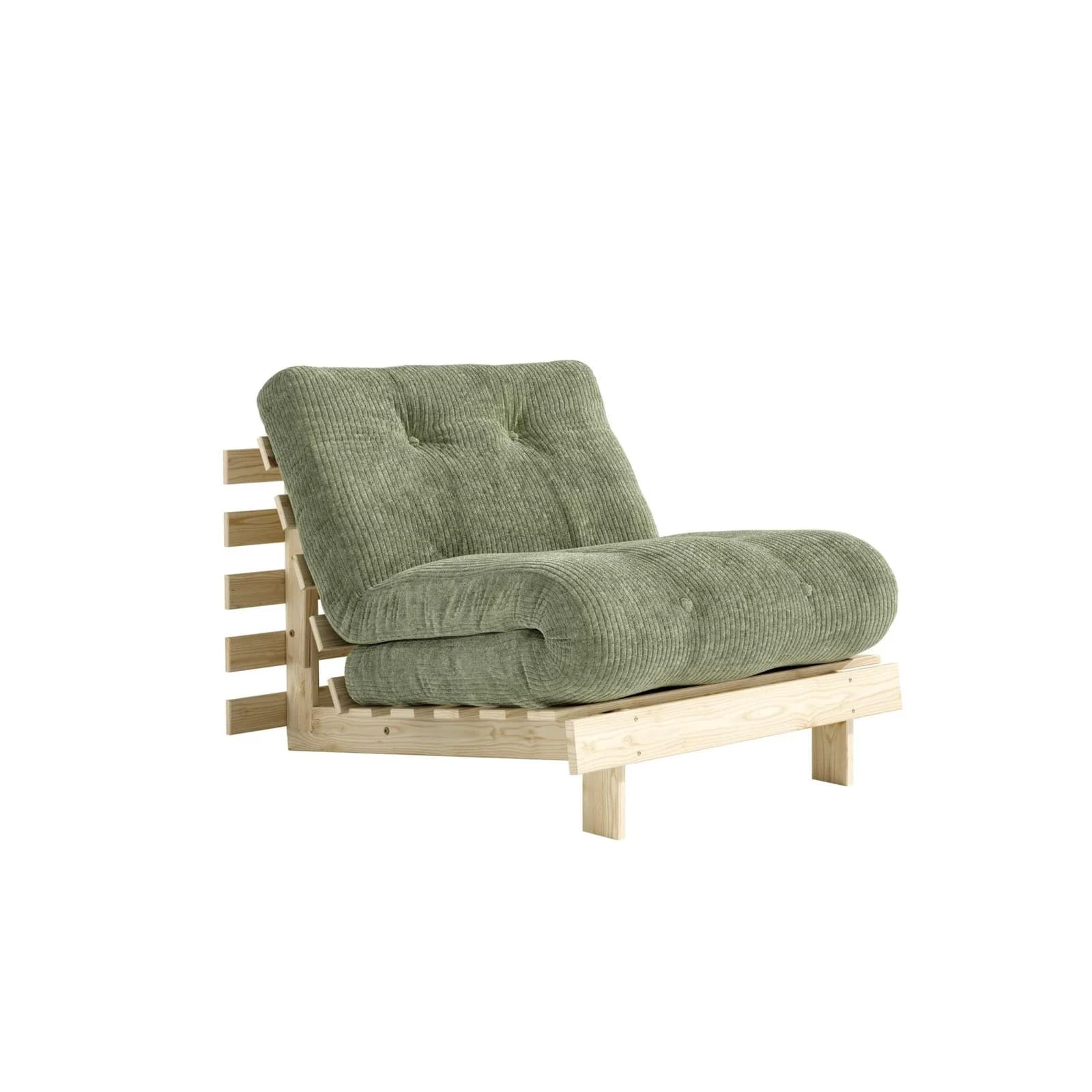 Karup Design Roots Sofa Bed 90x200 cm Massivholz Futonmatratze Grün