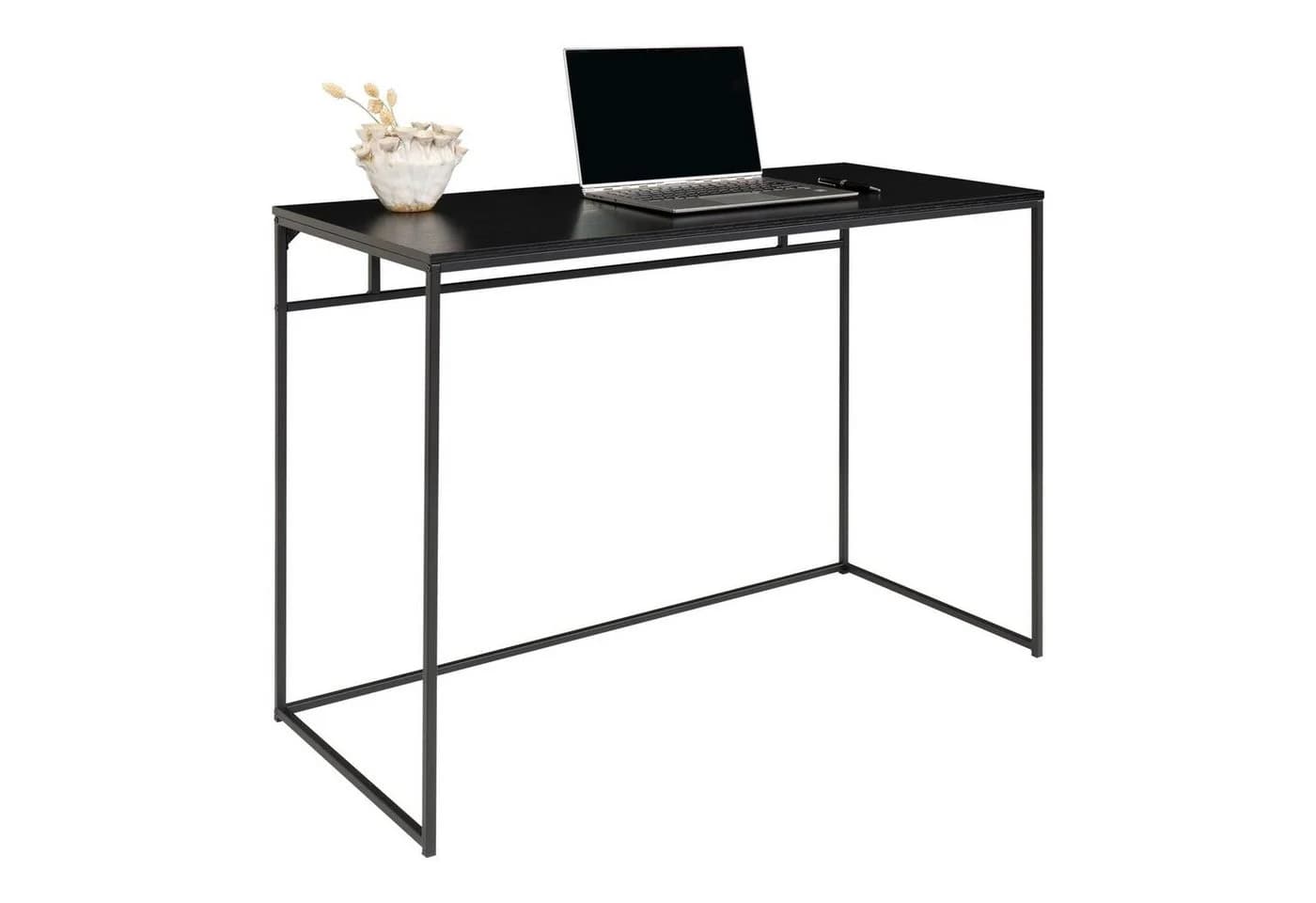House Nordic Schreibtisch Schwarz Stahl Melamin - Bild 2