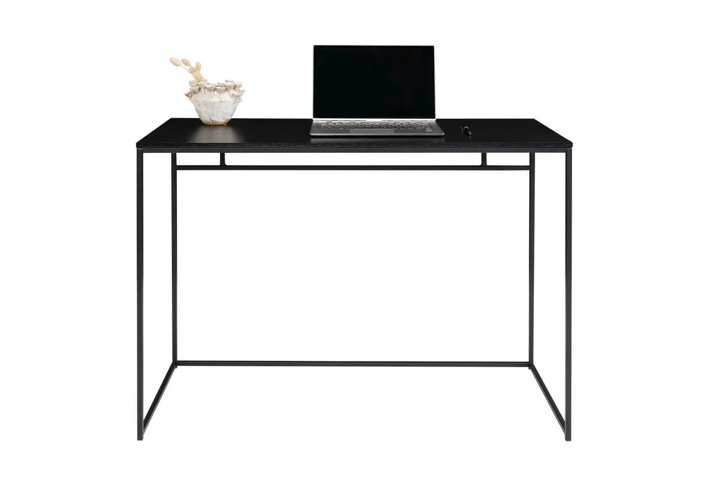 House Nordic Schreibtisch Schwarz Stahl Melamin - Bild 4