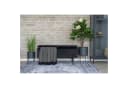 House Nordic Truhenbank Schwarz Stoff Bild 1