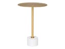 House Nordic Couchtisch Lecco Marmor Messing Ø41cm Bild 2