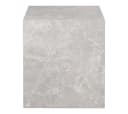 ebuy24 Beistelltisch Prague Greige Marmoroptik Holzwerkstoff Bild 1