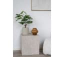 ebuy24 Beistelltisch Prague Greige Marmoroptik Holzwerkstoff Bild 3