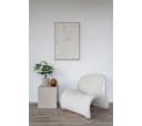 ebuy24 Beistelltisch Prague Greige Marmoroptik Holzwerkstoff Bild 4
