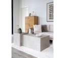 ebuy24 Beistelltisch Prague Greige Marmoroptik Holzwerkstoff Bild 5