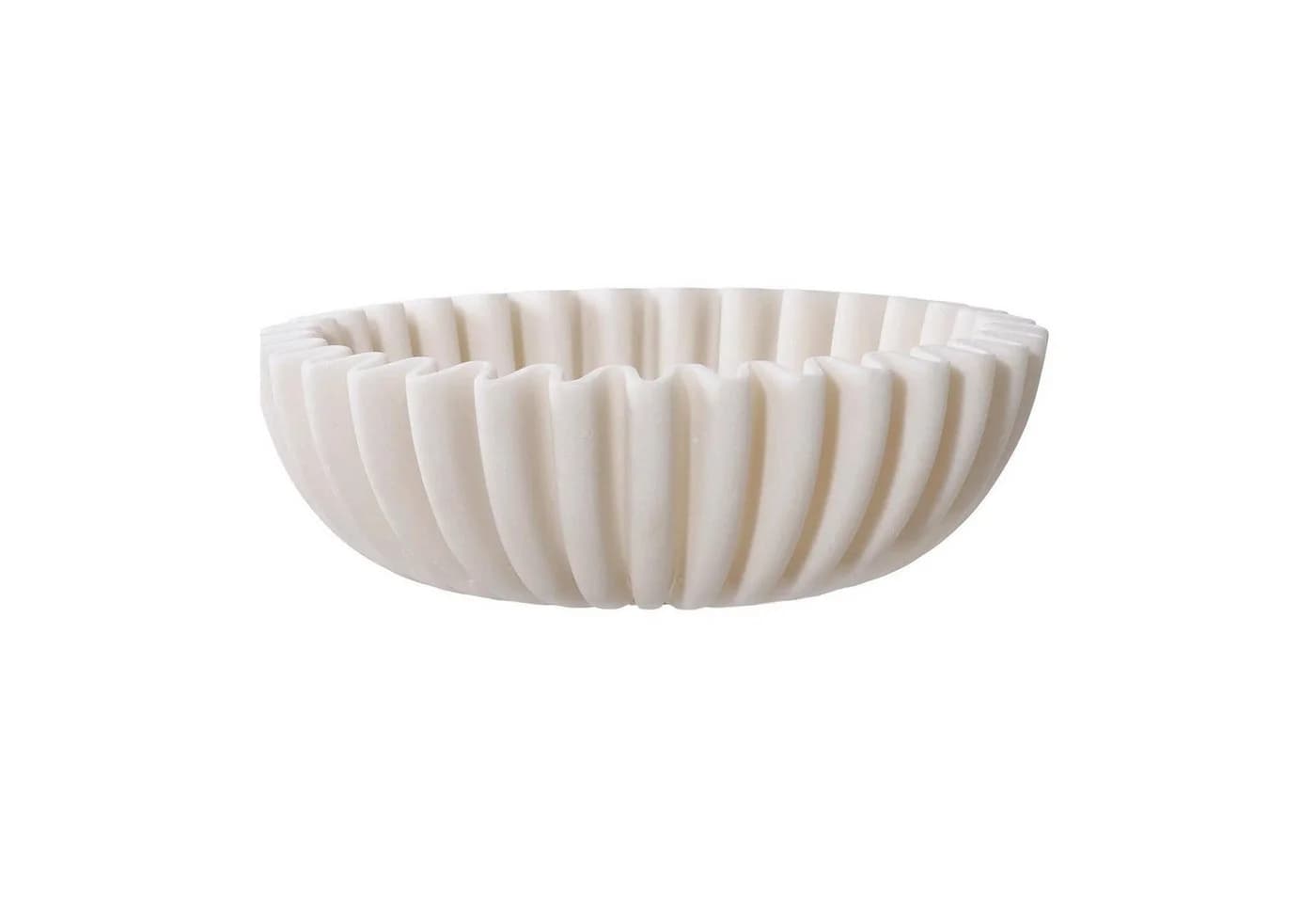 House Nordic Dekoschale BOWLA Beige Polyresin - Bild 2