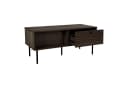 House Nordic Couchtisch Kyoto Dunkelbraun mit Schubladen Bild 5