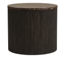 ebuy24 Couchtisch Ida Eckentisch Ø45cm Marmor Dekor Braun Bild 1