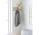 ebuy24 Garderobenhalter Nika Wandgarderobe 5 Haken Beige Bild 1
