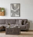 ebuy24 Couchtisch Nuuk Marmor Dekor Braun Bild 3
