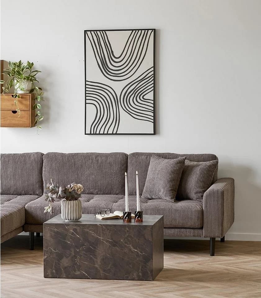 ebuy24 Couchtisch Nuuk Marmor Dekor Braun - Bild 3