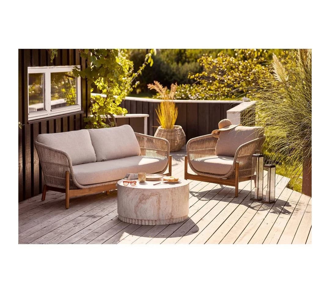 ebuy24 Gartentisch Ronja Ø75cm natur - Bild 5