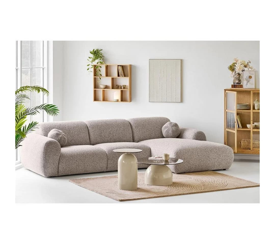 ebuy24 Couchtisch Solveig Ø70cm Beige/Grau - Bild 5