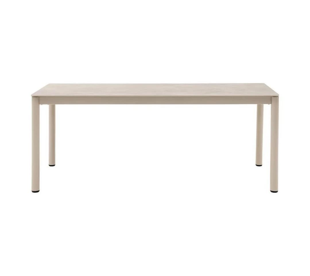 House Nordic Gartentisch Asta Sandfarben