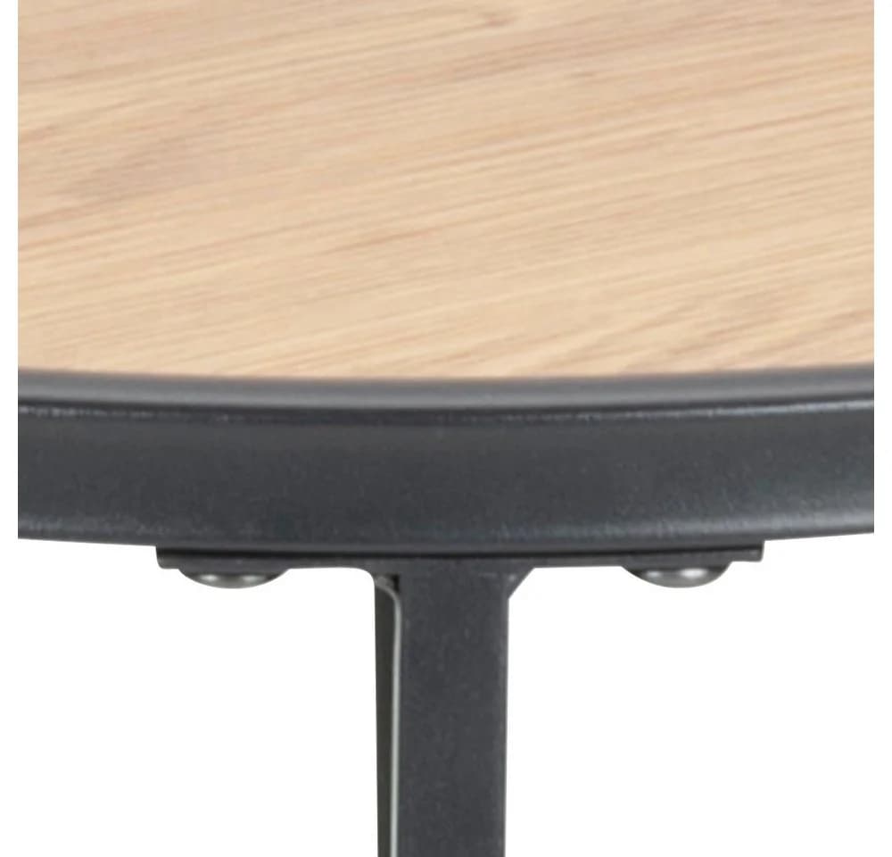 ACTONA GROUP Beistelltisch Rund Industrie-Look MDF - Bild 4