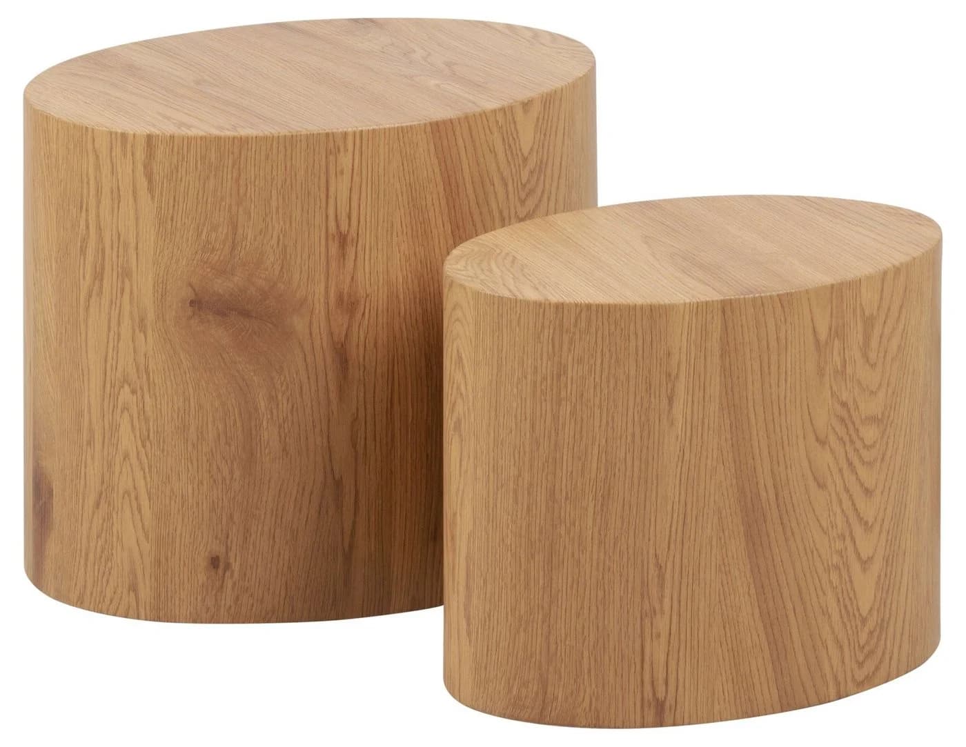 ACTONA GROUP Couchtisch-Set 2er Mice Skandi-Stil Braun - Bild 4