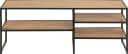 TV-Schrank ACTONA GROUP Industrie-Look Matt Schwarz Bild 2
