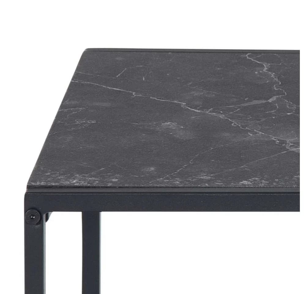 ACTONA GROUP Beistelltisch Infinity Set 3 Stück Schwarz Metall - Bild 3