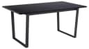 ACTONA GROUP Esstisch Amble Schwarz Rechteckig MDF Metall Bild 2