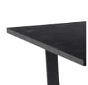 ACTONA GROUP Esstisch Amble Schwarz Rechteckig MDF Metall Bild 3