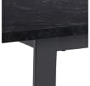 ACTONA GROUP Esstisch Amble Schwarz Rechteckig MDF Metall Bild 5