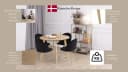 ACTONA GROUP Roxby Runder Esstisch Beige Eiche Natur Pflegeleicht Bild 3