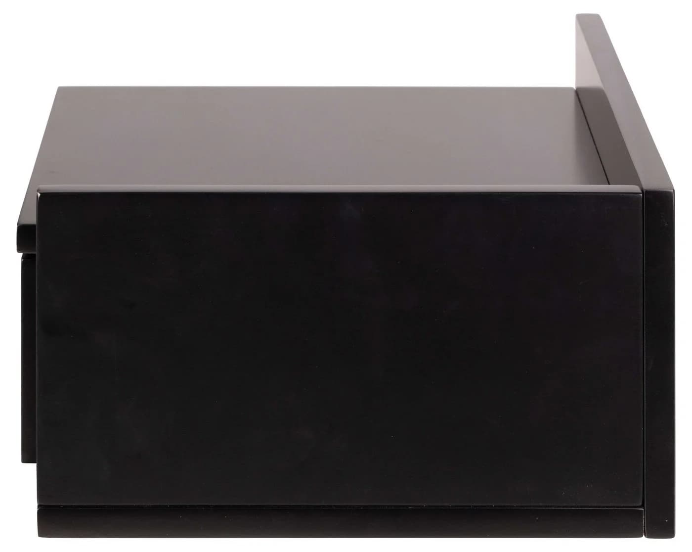 ACTONA GROUP Ashlan Wandmontierter Nachttisch Schwarz 1 Schublade - Bild 3