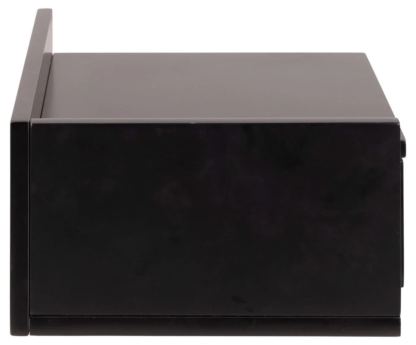 ACTONA GROUP Ashlan Wandmontierter Nachttisch Schwarz 1 Schublade - Bild 4