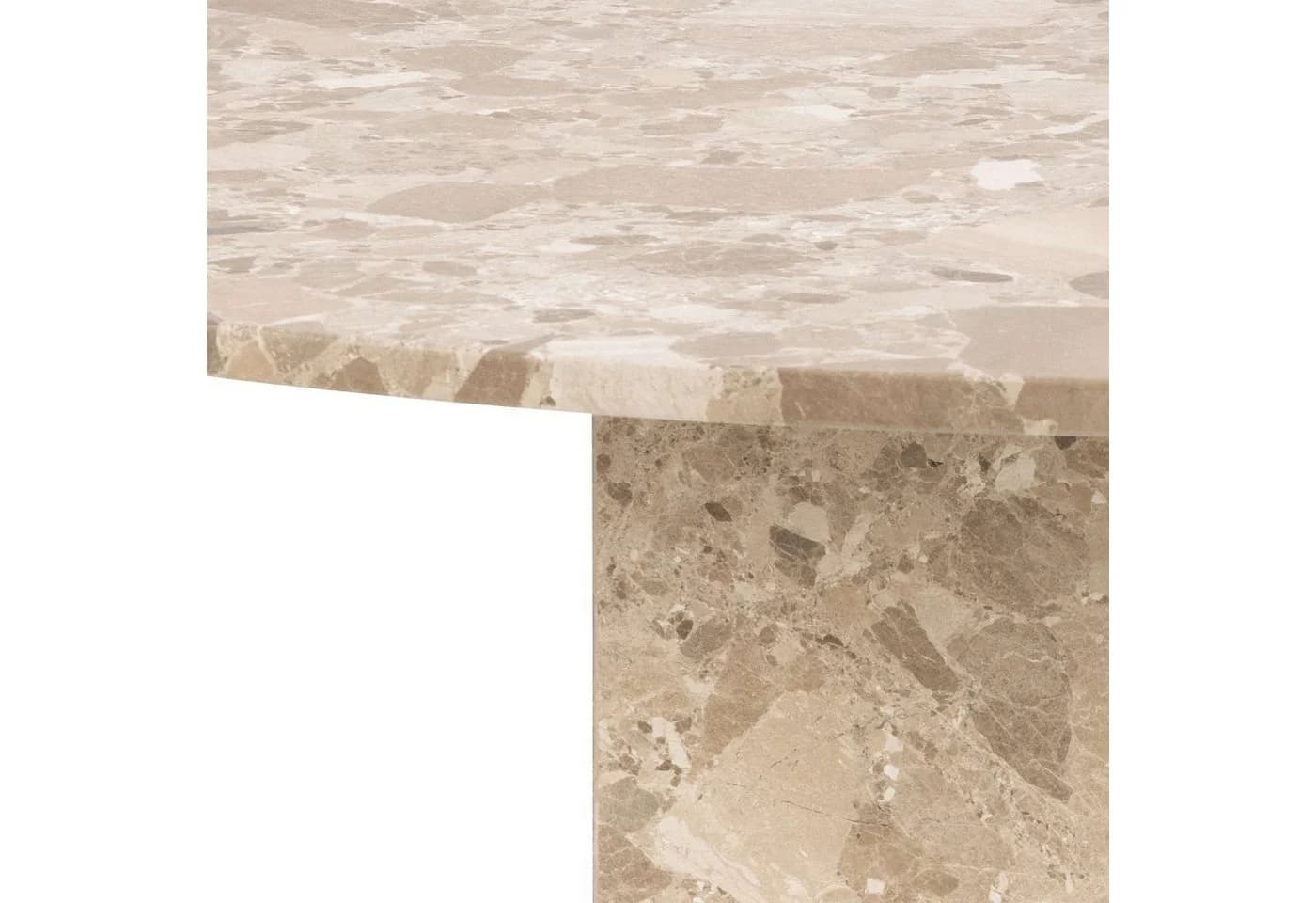 ACTONA GROUP Esstisch Naxos Marmor Matt Latte Braun - Bild 4
