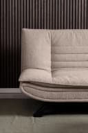 ACTONA GROUP Schlafsofa FAITH Beige Schwarz Webstoff Bild 1