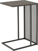 ACTONA GROUP Beistelltisch Schwarz MDF Stahl Bild 2