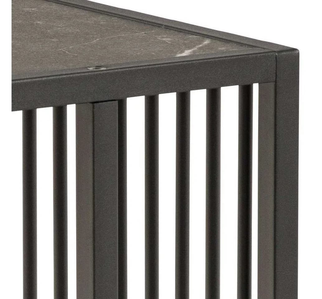 ACTONA GROUP Beistelltisch Schwarz MDF Stahl - Bild 5