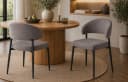 ACTONA GROUP Edina Esszimmerstuhl 2er-Set Skandinavisch Grau-Braun Bild 4