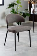 ACTONA GROUP Edina Esszimmerstuhl 2er-Set Skandinavisch Grau-Braun Bild 5