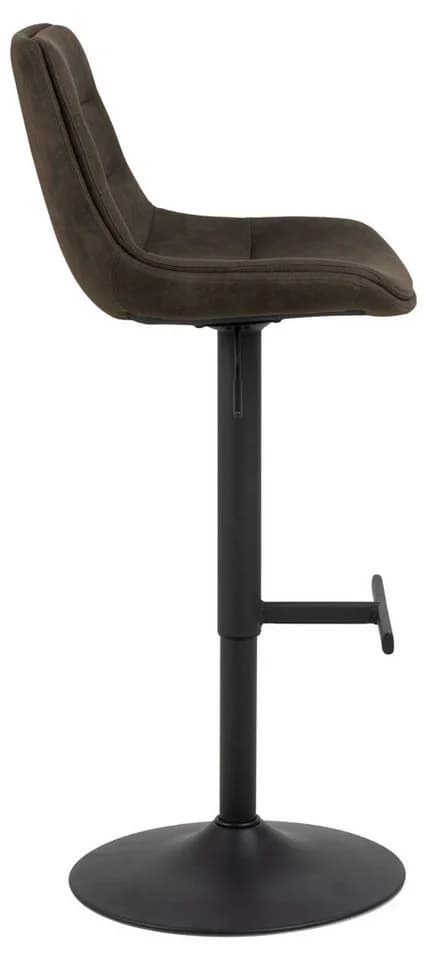 ACTONA GROUP Adisa Barhocker 2er Set Grau-Braun Stoff - Bild 4