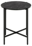 Dekorativer Beistelltisch in Schwarz aus MDF und Melamin Bild 3