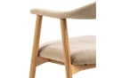 Mid.you Armlehnstuhl Eiche Beige Massivholz Bild 5