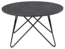 ACTONA GROUP Wyre Couchtisch Schwarz Runder Marmor-Look Bild 1